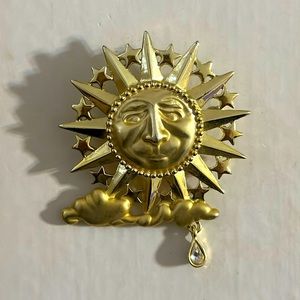 3/$10   Sun Brooch